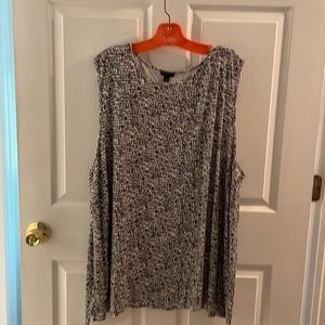 Black and white shell top from J.Jill wear every collection. 4x